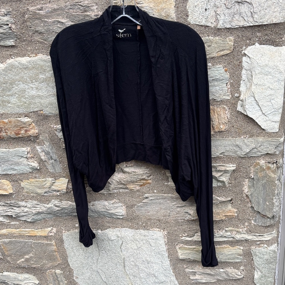 Stem Black Women's Hemp Sweater